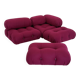 Camaleonda Modular Sofa in Bordeaux by Mario Bellini for B&B Italia