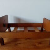 Wooden doll bed