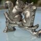 Silver-plated salt and pepper shakers "squirrel"