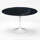 Original Knoll Tulip dining table (120cm) Nero Marquina glossy LIKE NEW!