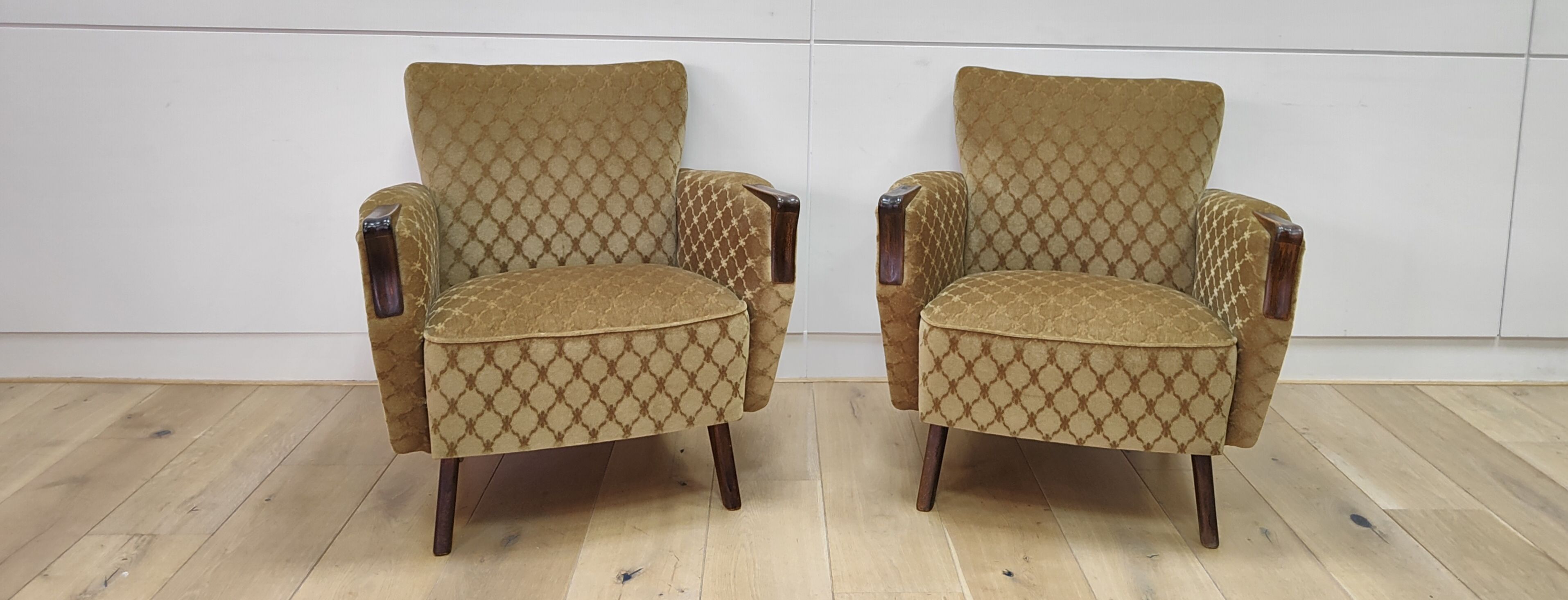 Set of 2 armchairs mid-century