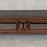 Bamboo coffee table