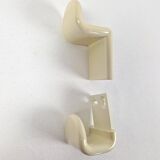 Pair of gedy 1970s hooks in vintage space age abs