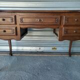 Minister's desk in Louis XV marquetry style