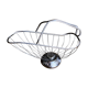 Silver metal bottle holder