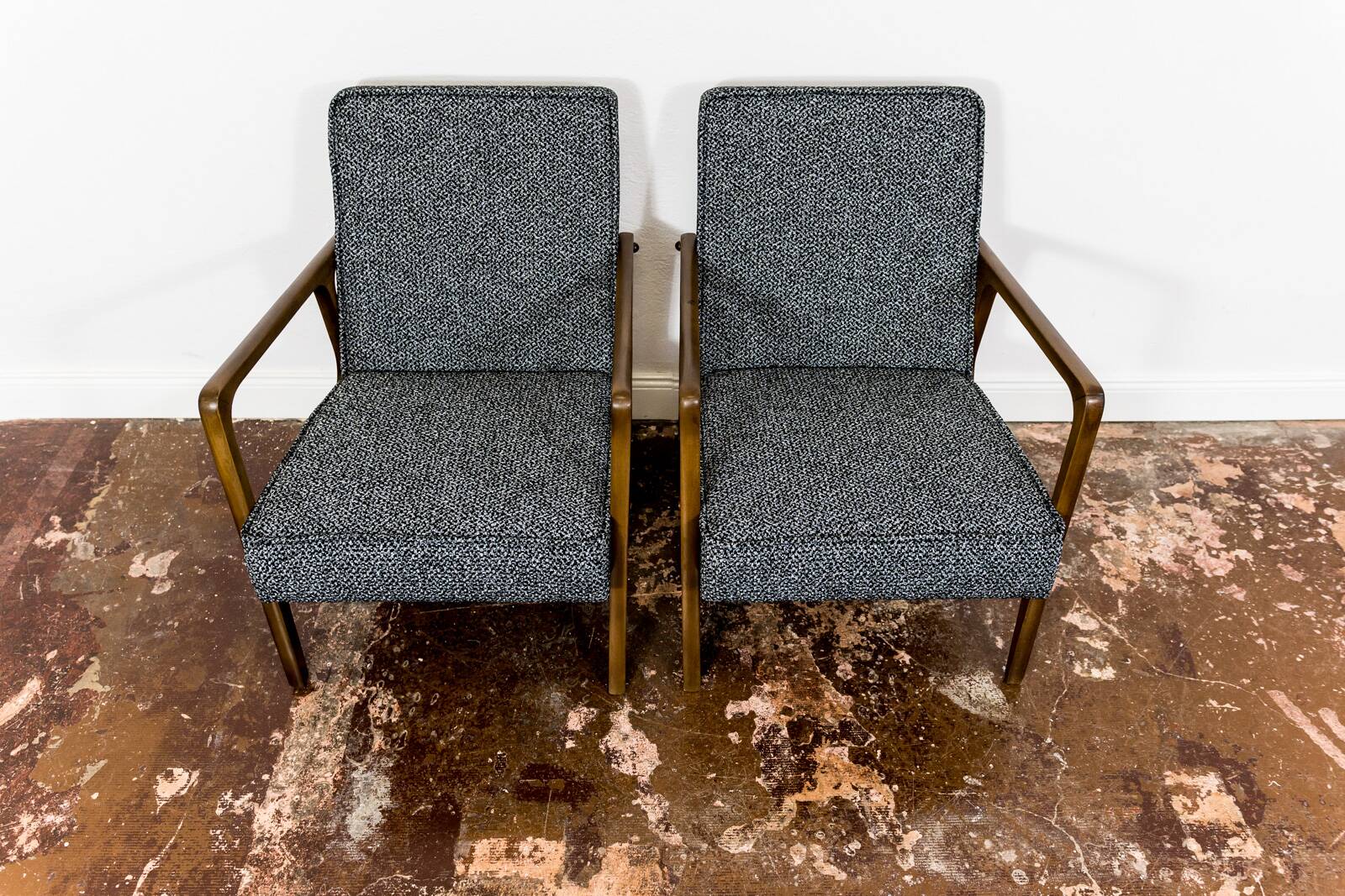 Vintage armchairs by BFM, Poland, 1960s, set of 2