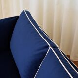 Canapé ancien bleu, Portugal 1980