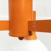 Orange Vintage Space Age Pendant Lamp