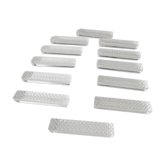 Box of 12 lead crystal knife door 24% diamond size
