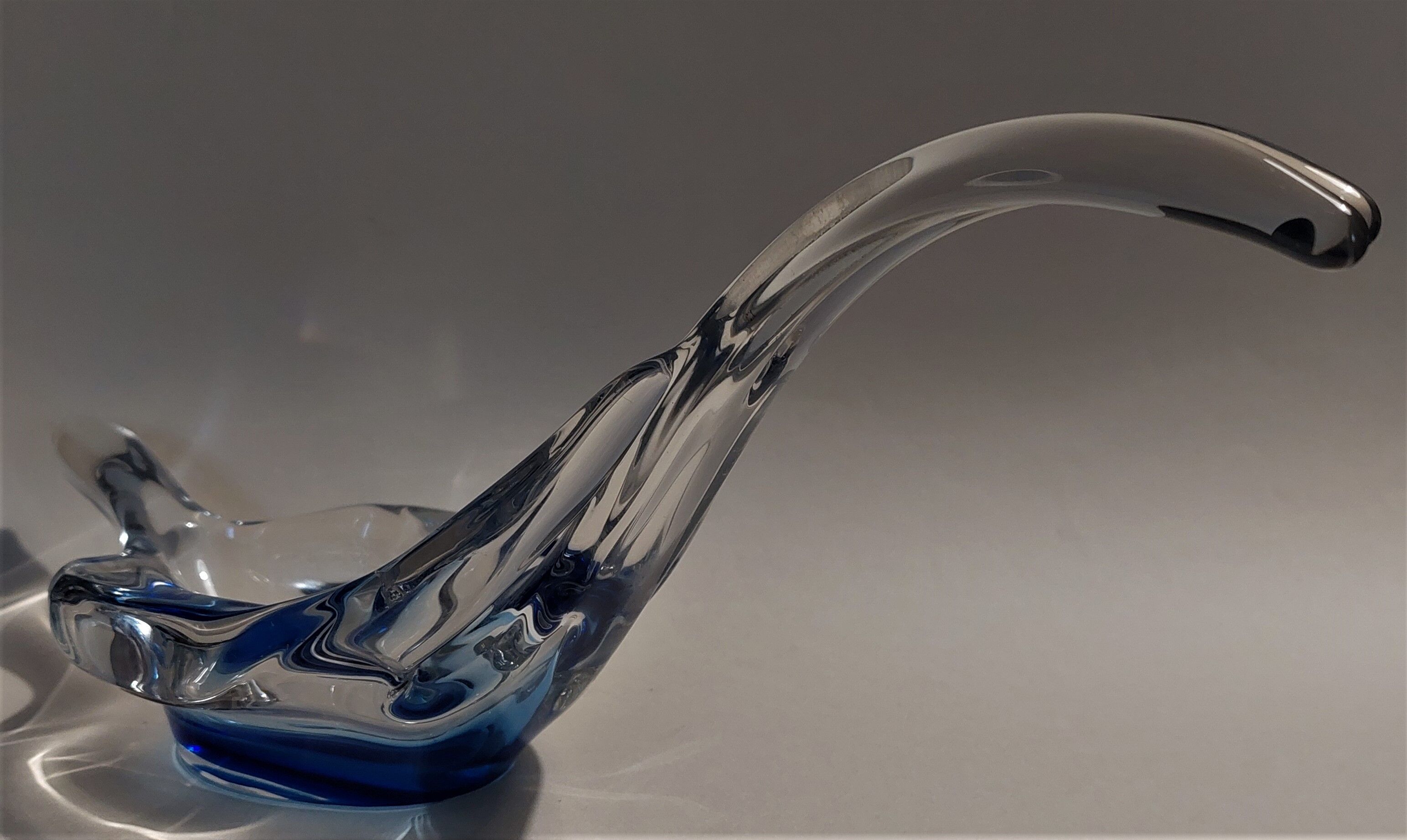 Bayel crystal cup signed bird