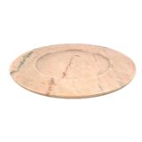 Pink marble centerpiece / tray, up&up italy, 1970s