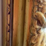 Old golden mirror