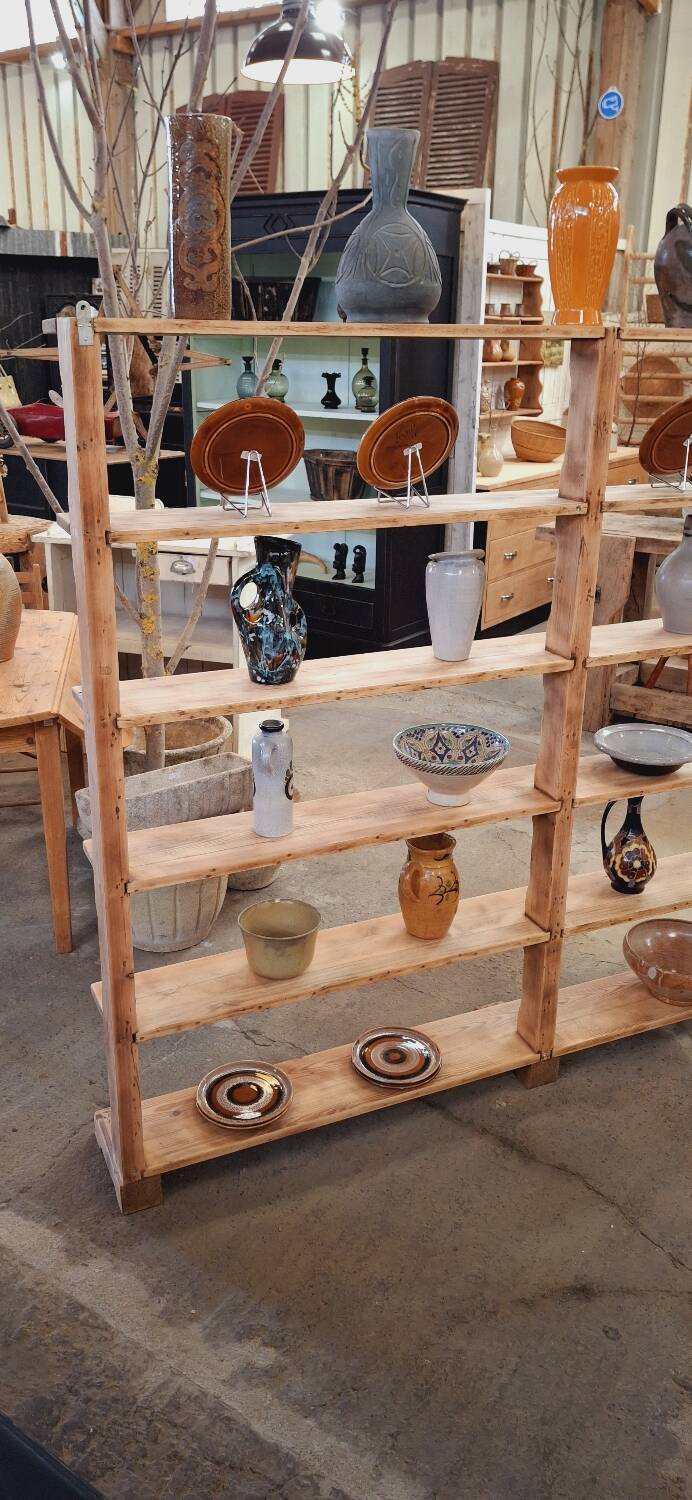 Large old shelf on legs