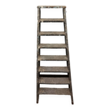 Old wooden painter's stepladder