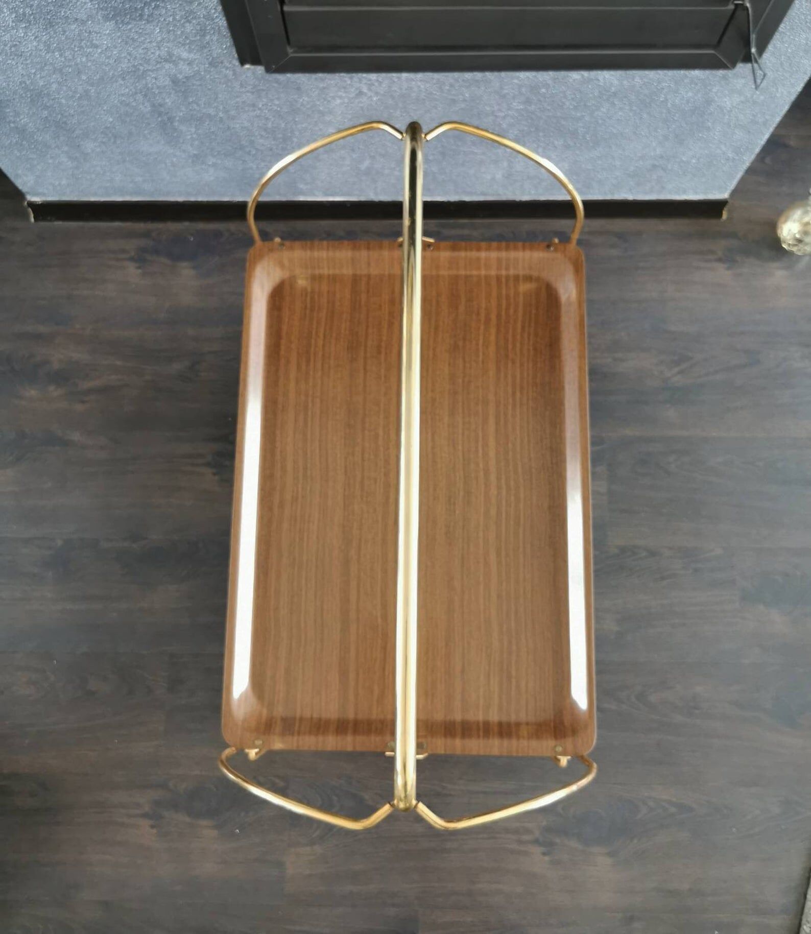 Vintage 1970 folding tea table