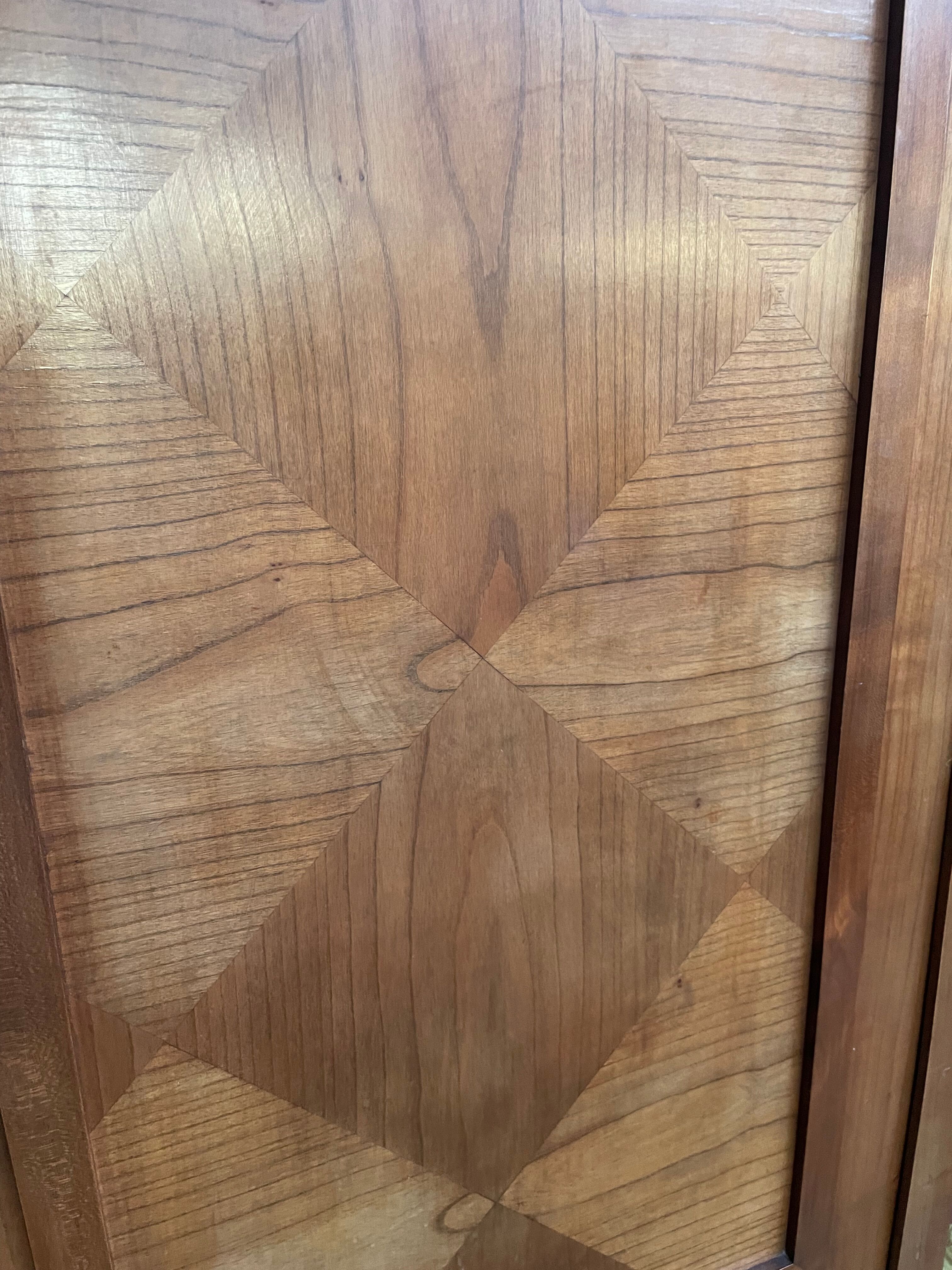 Solid ash bedroom wardrobe 1960