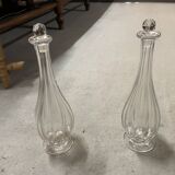 Pair of Baccarat decanter