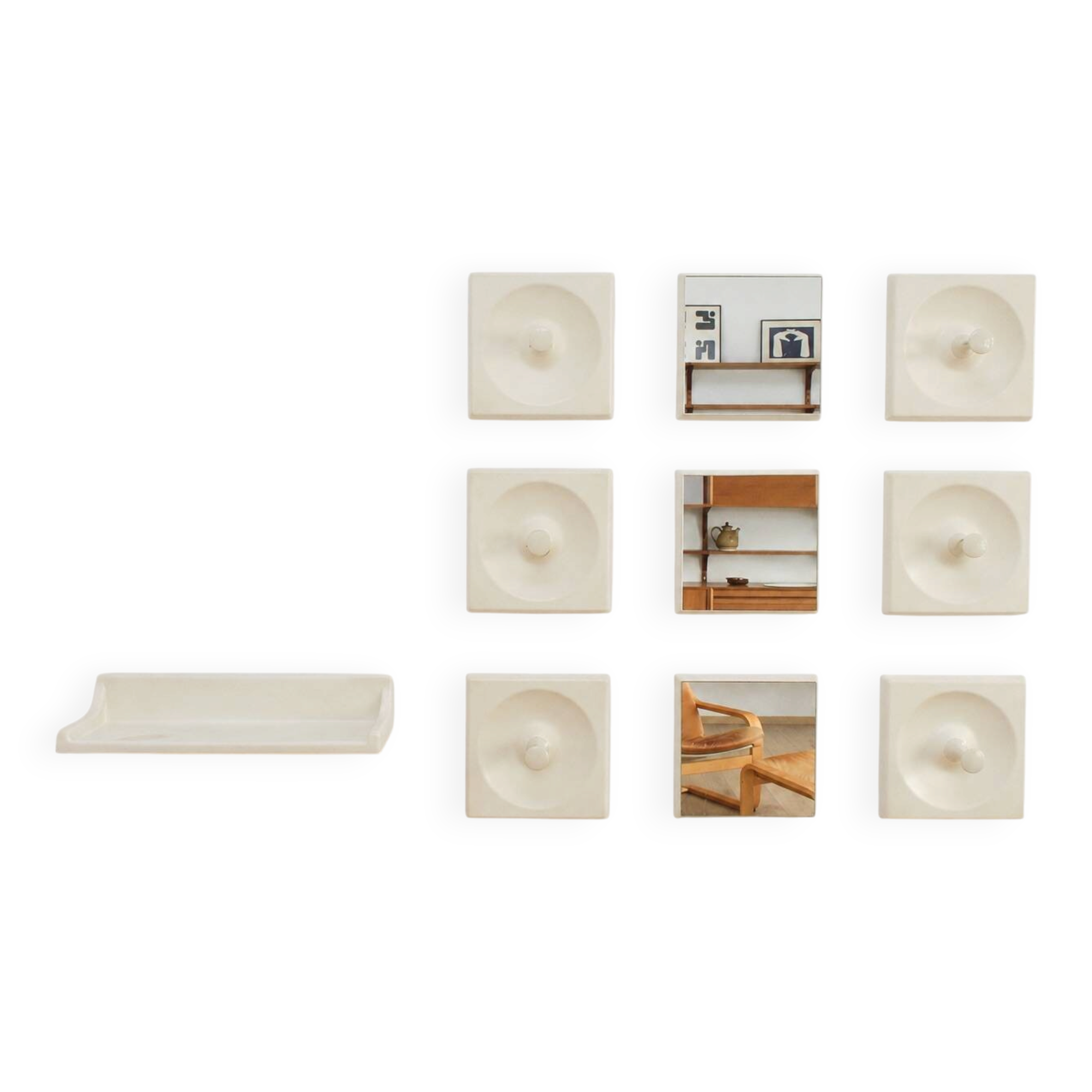 Quadro wardrobe set by Schönbuch