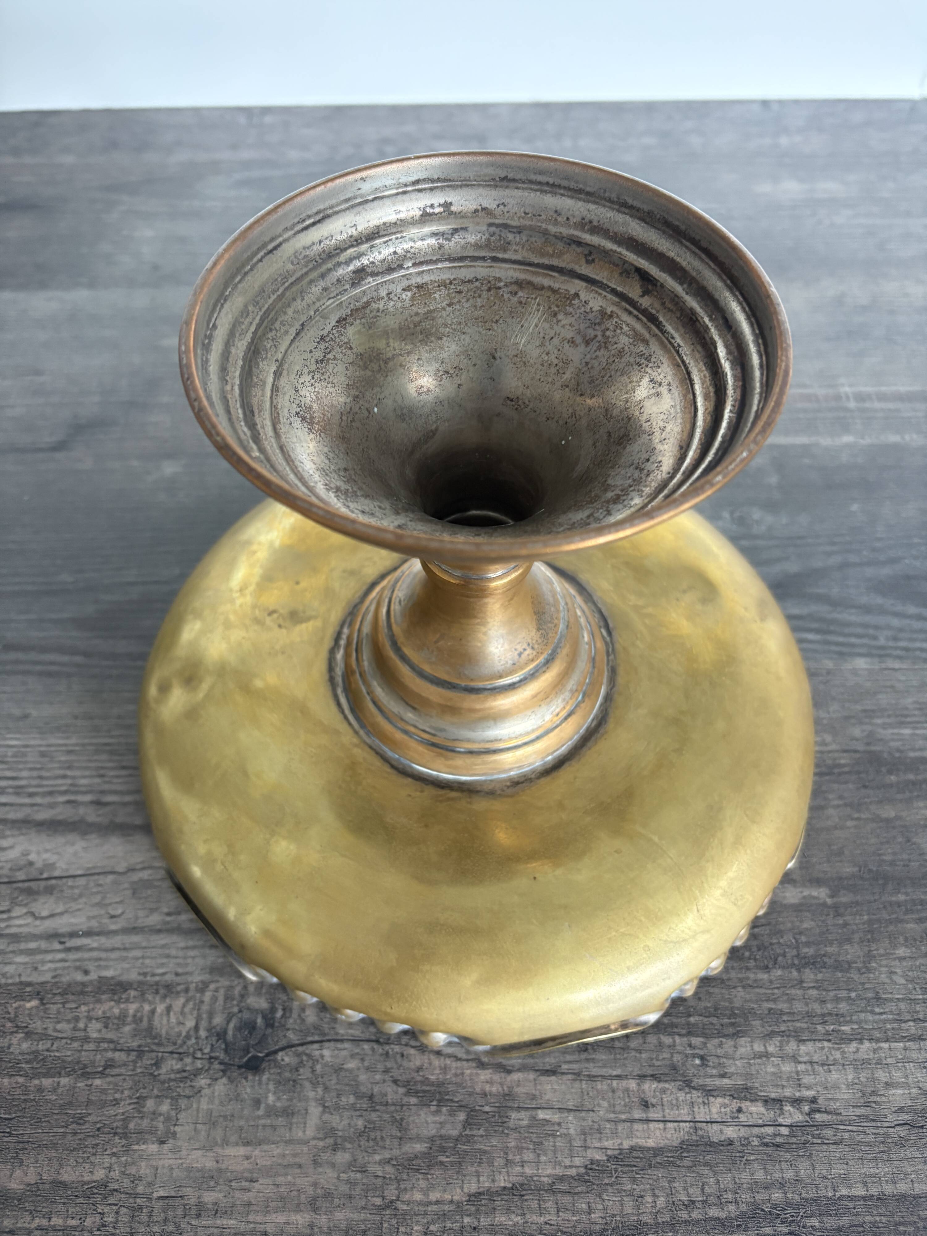 Art Deco gilt metal cup
