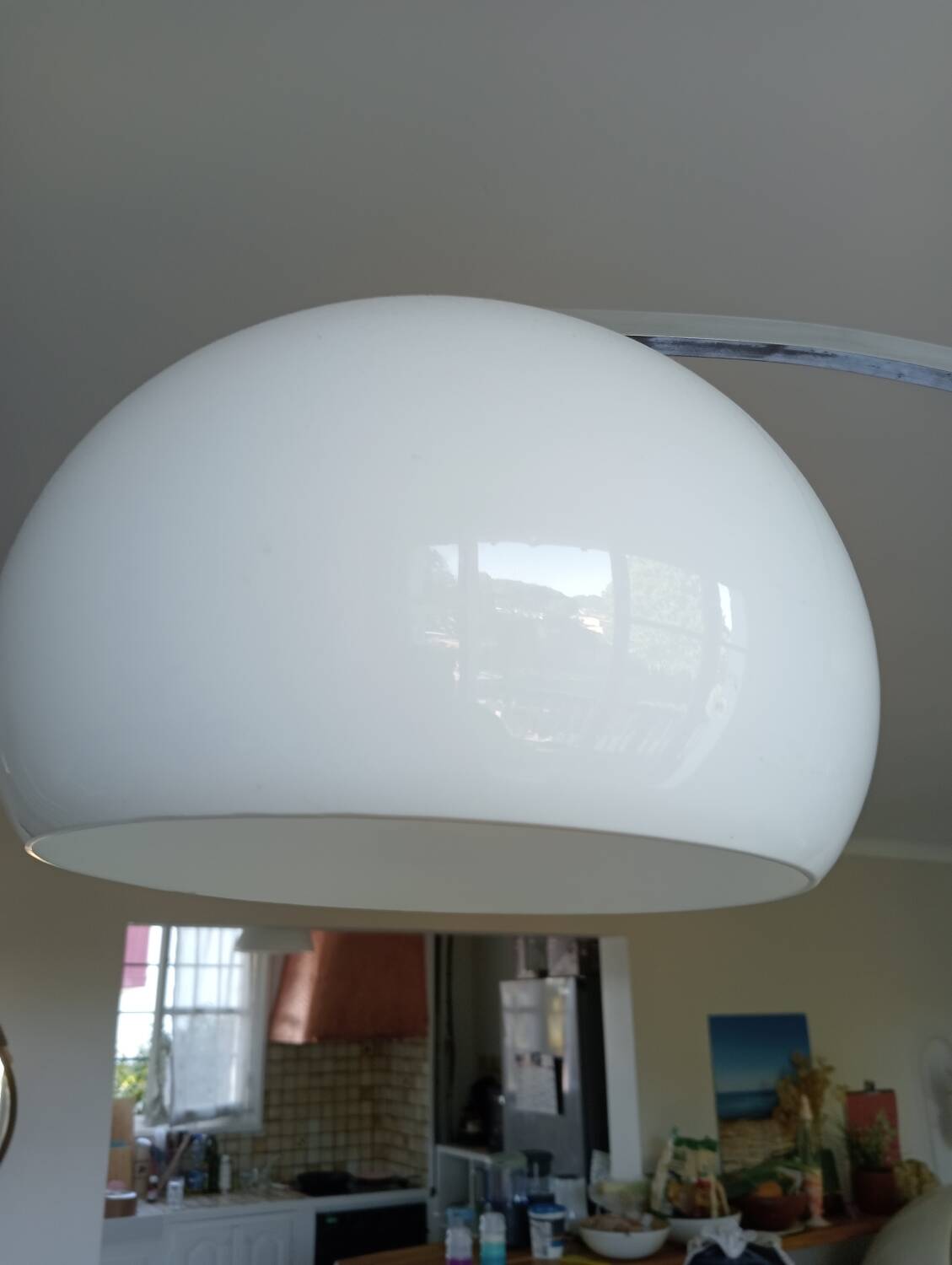 Reggiani 70s arc floor lamp