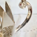 Silver-plated flower holder, vase, centrepiece.