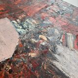 Tableau abstrait années 50