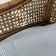 Banquette rotin et cannage