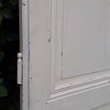 Porte de communication h221xl90cm ancienne panneautée, moulurée, intérieure