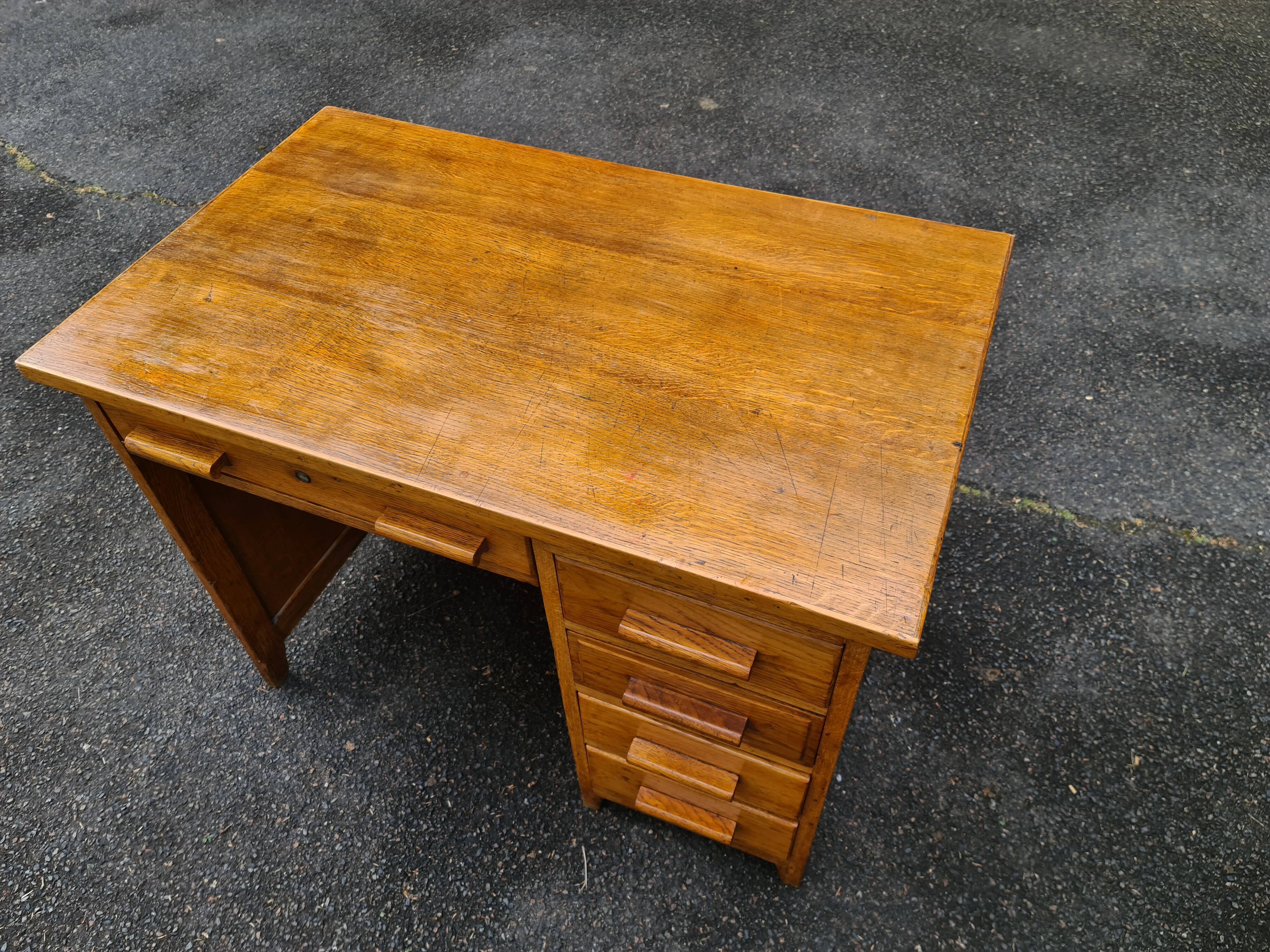 Bureau vintage maître d'école circa 1950
