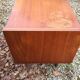 Commode scandinave en teck à 2 tiroirs et 1 abattant