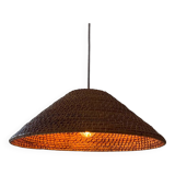 Rattan pendant lamp from the 60s