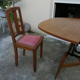 Scandinavian retractable table  60s