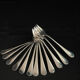 12 Christofle oyster forks silver metal Japanese model