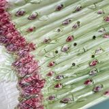 Plat à asperges en barbotine