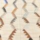 Turkish Mid Century Modern Vintage Kilim Rug, 268x356Cm