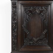 Cabinet néo-baroque de Danzig en chêne - vers 1870-1880