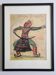 Original pastel signed by Jean Target – Masked dance in Tibet, 30 x 40 cm