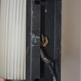 Vintage brass tip wall light