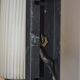 Vintage brass tip wall light
