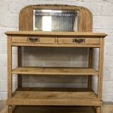 Art Deco console with bevelled mirror