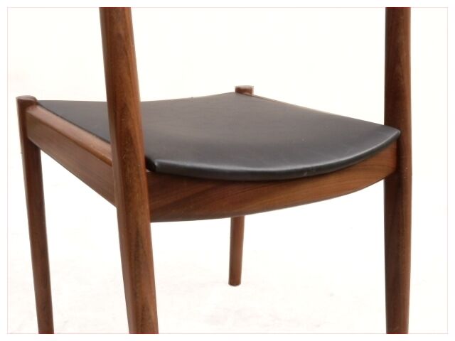 Vintage Scandinavian rosewood chairs 1960s