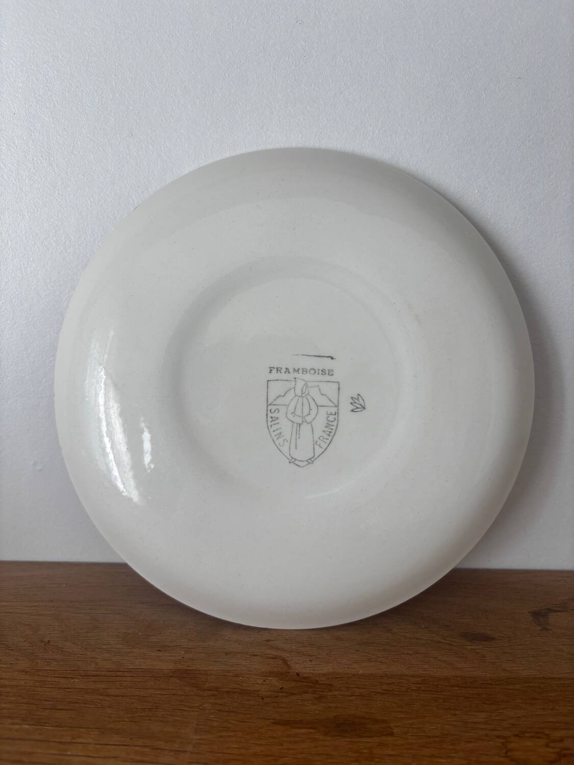 Vintage lot of 4 dessert plates Salins Deauville