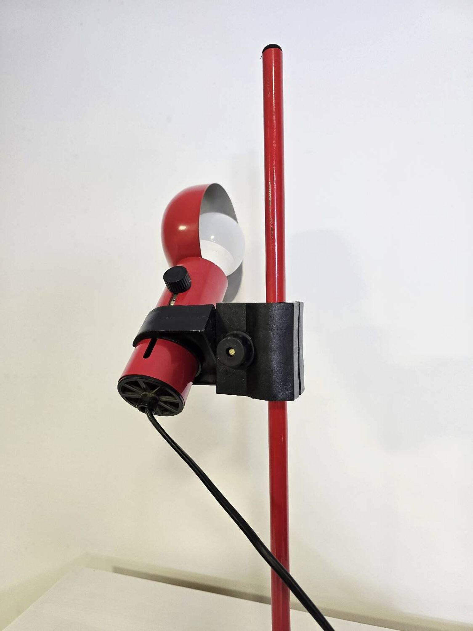 70s Red Table Lamp fully adjustable