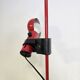 70s Red Table Lamp fully adjustable