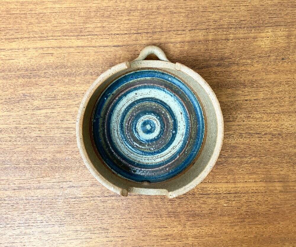 Mid-Century Danish Studio Pottery Candleholder by Kate and Klaus Friederichsen for Finke Keramik, 1970s