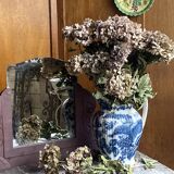 Art Deco dressing table in oak with an antique rose patina, timeless charm