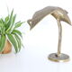 Cigogne en laiton vintage