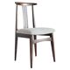 Mid-Century Bouclé Linen Chair, Walnut, Designed by M. Zielinski, Europe, 1960s