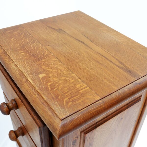 Chiffonnier / commode en bois massif avec 5 tiroirs