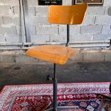 Vintage Swivel and Adjustable Industrial Workshop/Office Chair - 70s